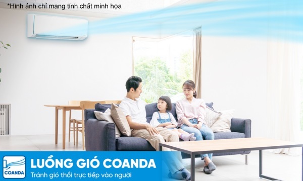 Máy lạnh Daikin Inverter 1 HP ATKF25YVMV/ARKF25YVMV - Công nghệ luồng gió Coanda thoải mái