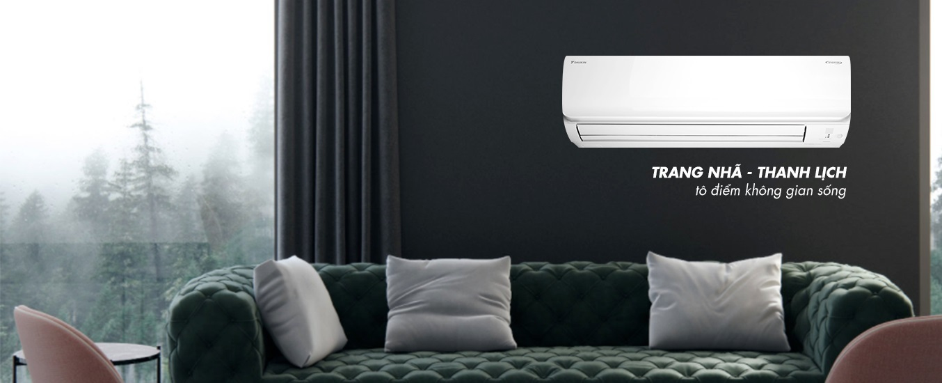 Máy lạnh Daikin Inverter 1 HP FTHF25RAVMV - Thiết kế thanh lịch