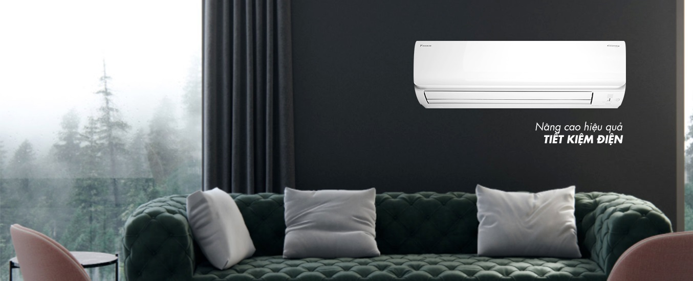 Máy lạnh Daikin Inverter 1 HP FTHF25RAVMV - Tiết kiệm điện năng