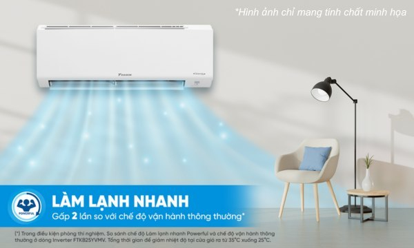 Máy lạnh Daikin Inverter 2 HP FTKF50YVMV/RKF50YVMV