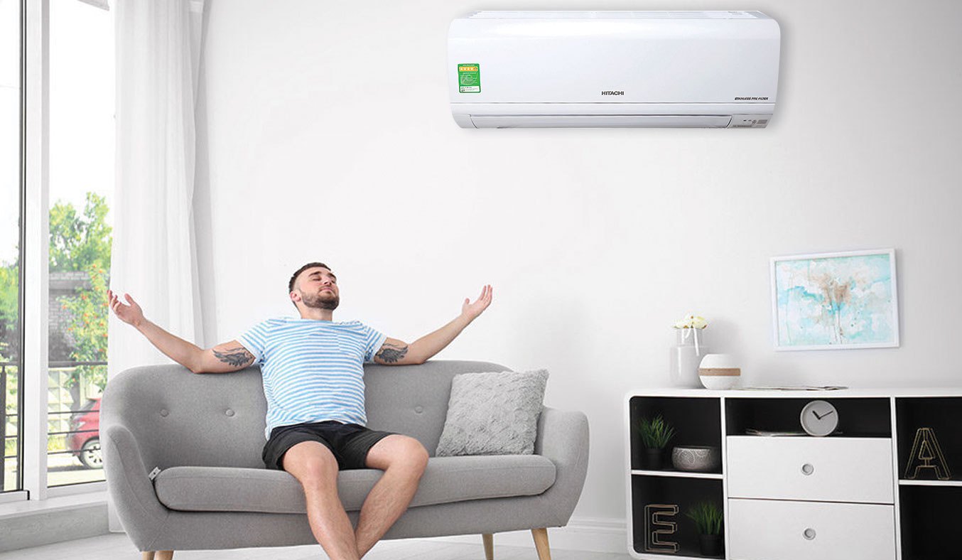 Máy lạnh Hitachi 1.5HP RAS-X13CGV/RAC-SX13CGV(W)&nbsp;hiện đại