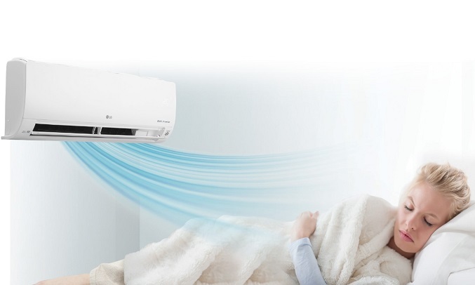 Máy lạnh LG Inverter 1 HP V10APH1 - Đảo gió lên xuống tự động