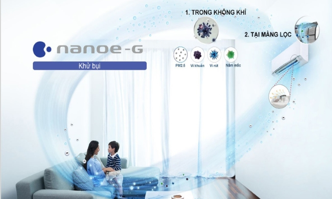 Máy lạnh Panasonic CU/CS-PU12UKH-8 hoạt động êm ái