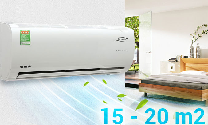 Máy lạnh Reetech Inverter 1 HP RTV9-BF-A hiện đại