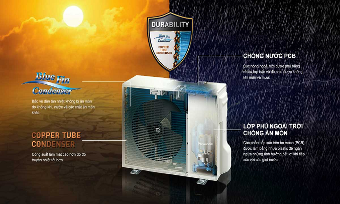 Máy Lạnh Panasonic Inverter 1 HP CU/CS-XU9UKH-8 - Bền bỉ vượt thời gian