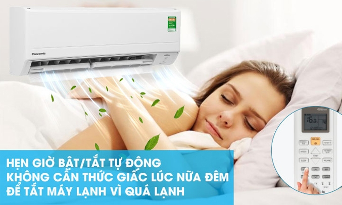 Máy lạnh Panasonic Inverter 1 HP CU/CS-PU9WKH-8M Chế độ hẹn giờ