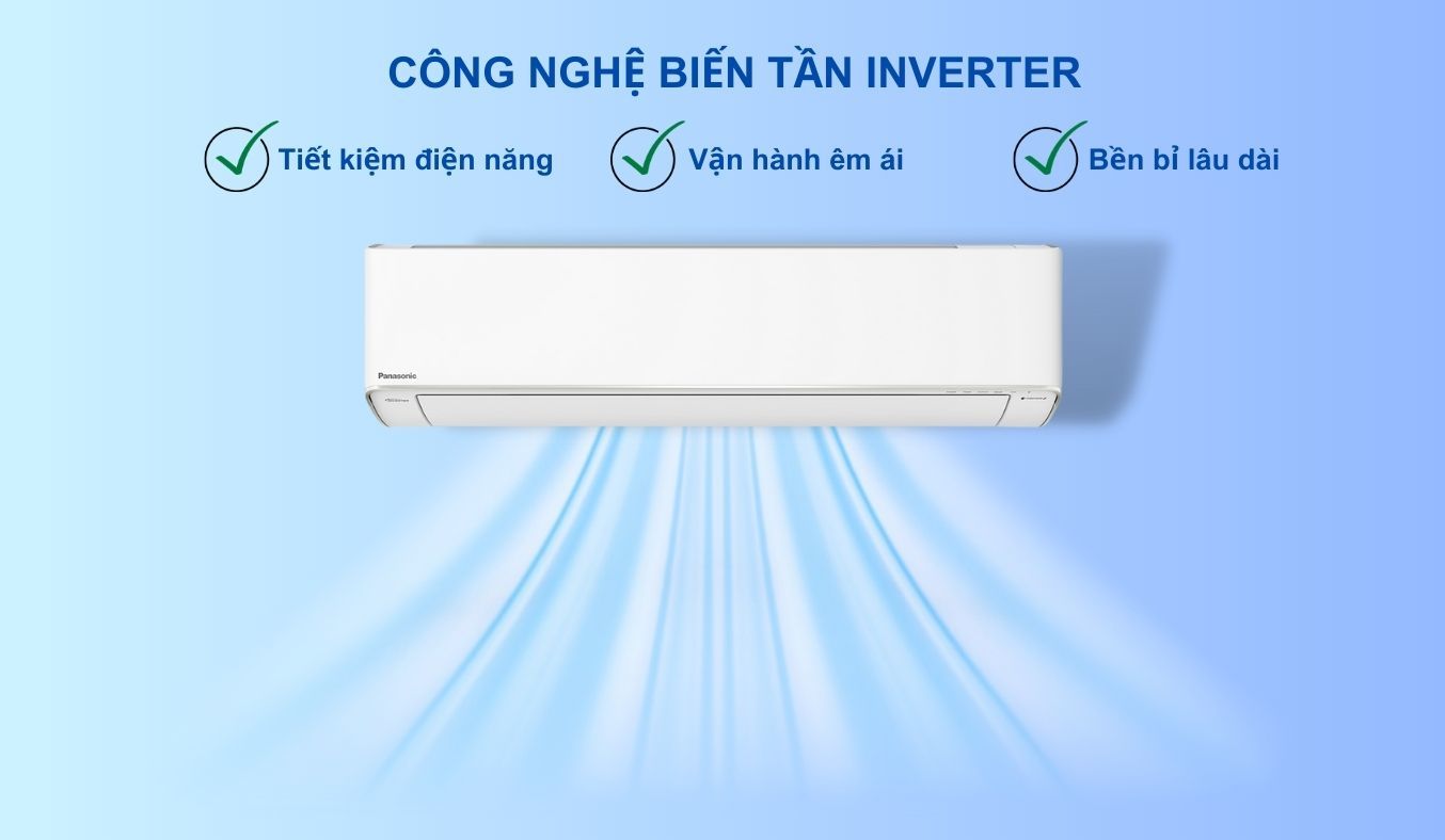 Máy lạnh Panasonic Inverter 2.5 HP CU/CS-XU24ZKH-8 tiết kiệm điện