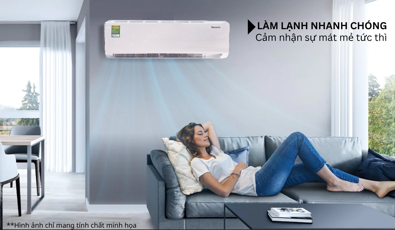 Máy lạnh Reetech - Làm lạnh nhanh Turbo