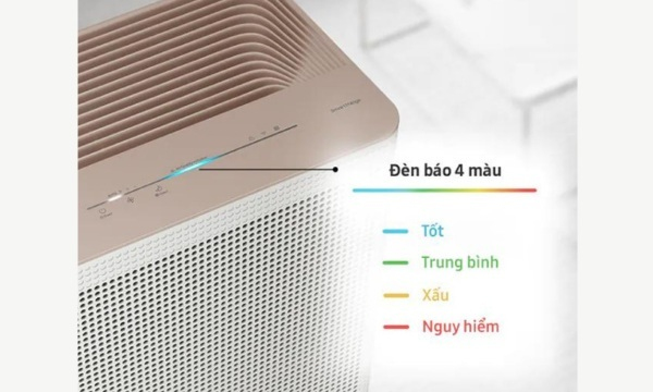 Máy lọc không khí Samsung AX32BG3100GBSV Đèn báo 4 màu