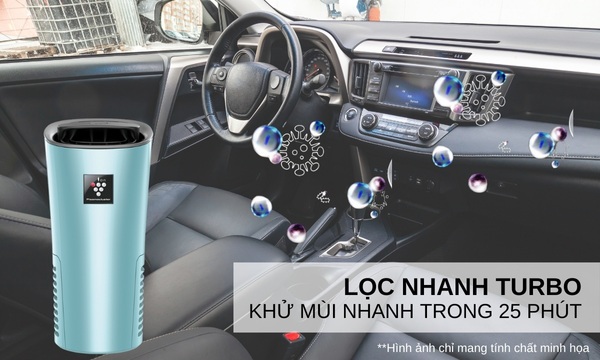 Máy lọc không khí ô tô Sharp IG-NX2E-A chế độ Turbo (Quick Clean mode)