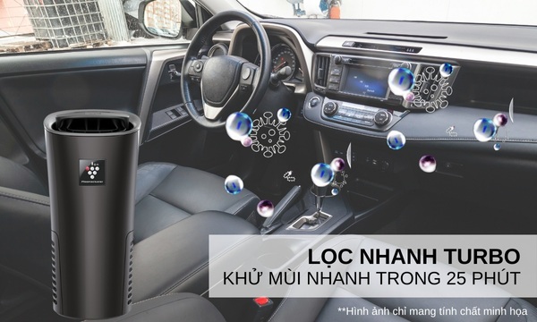 Máy lọc không khí ô tô Sharp IG-NX2E-B chế độ Turbo (Quick Clean mode)