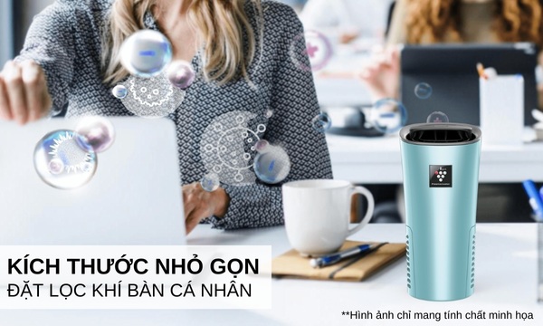 Máy lọc không khí ô tô Sharp IG-NX2E-A Đặt trên bàn làm việc