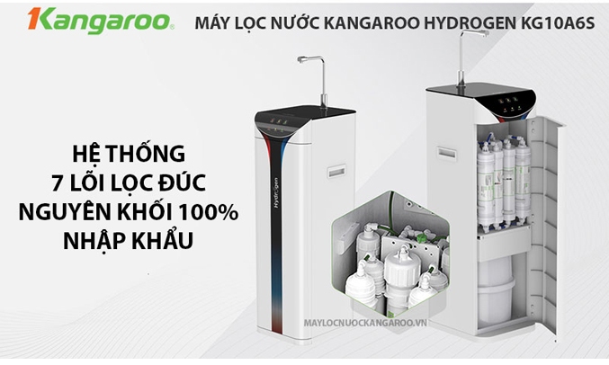 Máy lọc nước nóng lạnh Kangroo RO KG10A6S -
