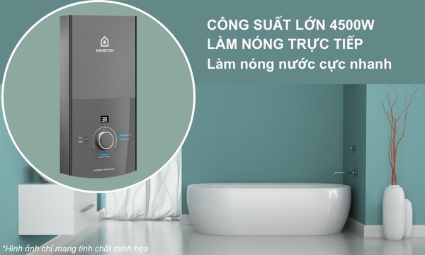 Máy nước nóng Ariston AURES Premium+ 4.5