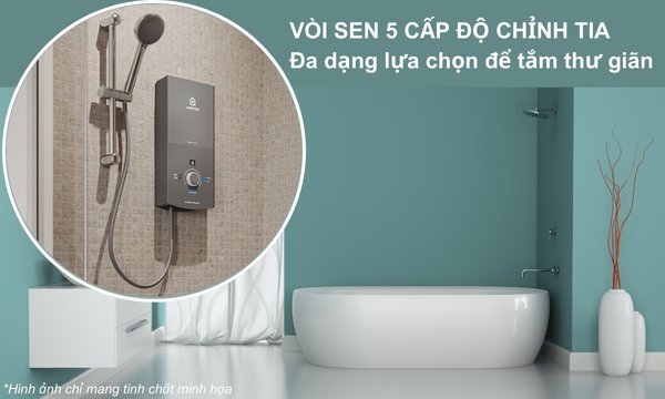 Máy nước nóng Ariston AURES Premium+ 4.5P