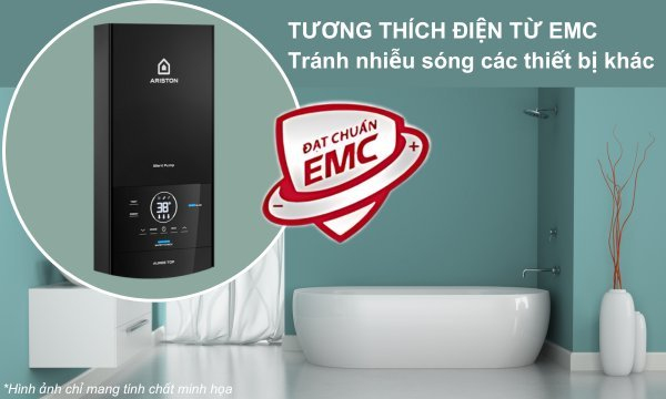 Máy nước nóng Ariston AURES Top 4.5P Tương thích điện từ EMC