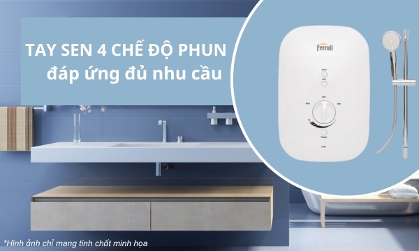 Máy nước nóng Ferroli Divo SSN 4.5S