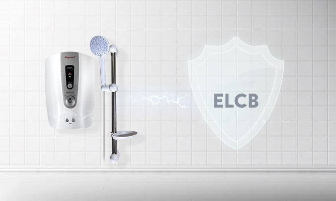Máy tắm nước nóng Legend LEF35-EP Bạc - ELCB