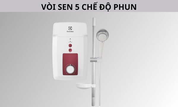 Máy nước nóng Electrolux EWE451GX-DWR dễ dàng điều chỉnh