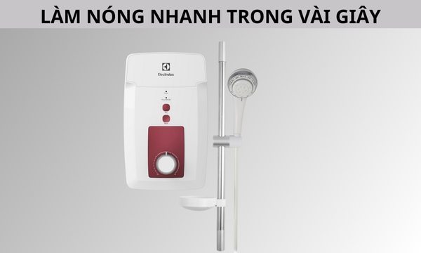 Máy nước nóng Electrolux EWE451GX-DWR làm nóng nhanh
