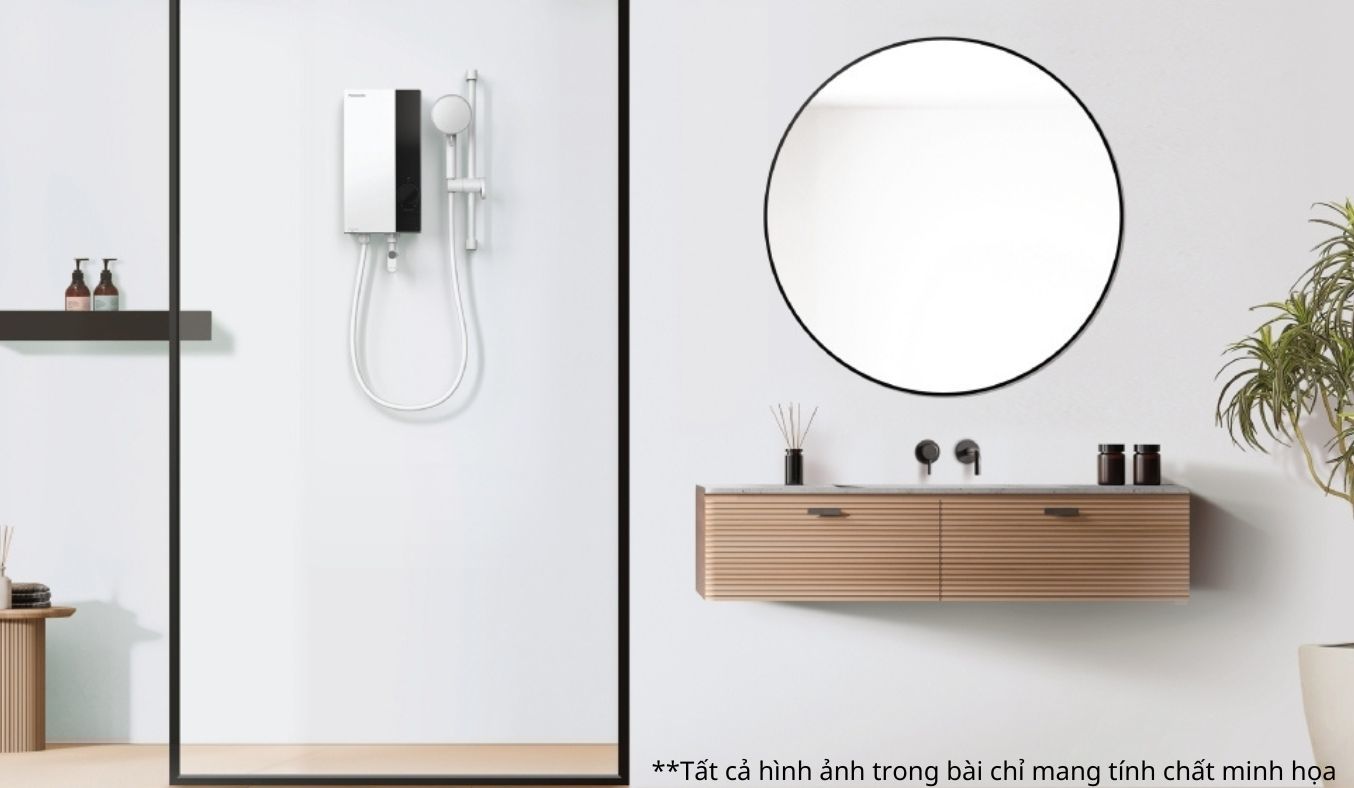 Máy nước nóng Panasonic DH-4US1VW thiết kế sang trọng