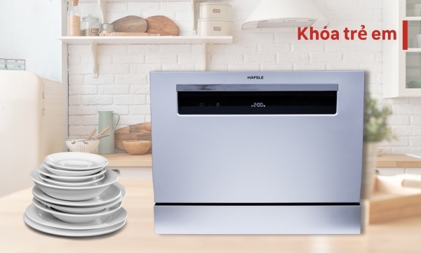 Máy rửa chén Hafele - Khóa an toàn Trẻ em