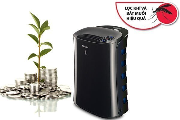 Máy lọc không khí Sharp FP-GM30E-B không những "thu gom" bụi bẩn hiệu quả còn có khả năng đuổi muỗi và tiết kiệm điện
