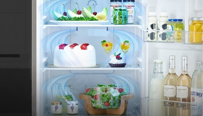 Tủ lạnh LG GN-L333PS sử dụng công nghệ làm lạnh đa chiều giúp rút ngắn thời gian thực hiện món ăn