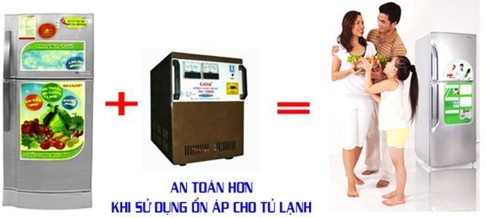 Với nơi có nguồn điện không được ổn định, bạn cần dùng ổn áp để an toàn hơn cho tủ lạnh