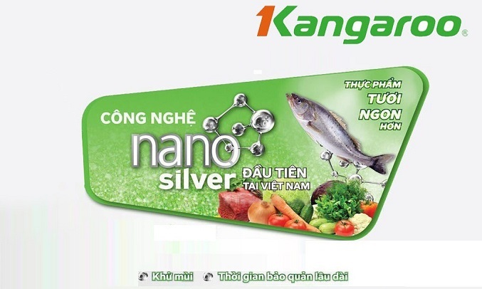 Tủ đông Kangaroo 90 lít KG168NC1 - Lòng tủ nhôm phủ Nano bạc 