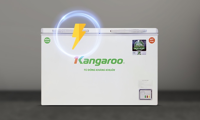 Tủ đông Kangaroo Inverter 230 lít KG320IC2 - tiết kiệm điện
