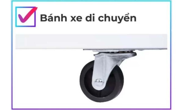 Tủ đông Sanaky Inverter 350 lít VH-4899K3B có bánh xe di chuyển