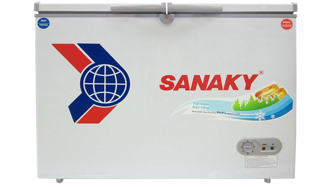 Tủ đông Sanaky VH 2899W3 gồm 2 ngăn tiện lợi