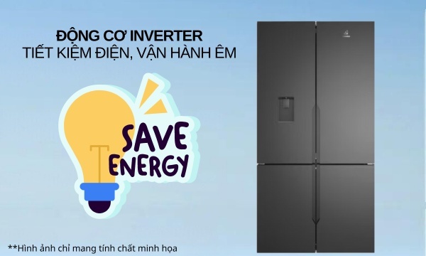 Tủ lạnh Electrolux Inverter 562 lít EQE5660A-B