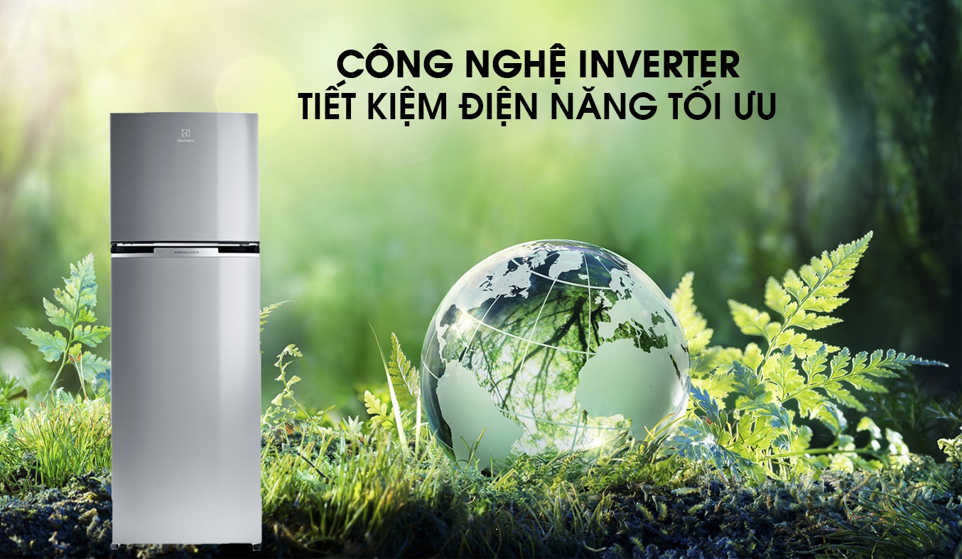 Tủ lạnh Electrolux Inverter 320 lít ETB3400J-A tiết kiệm điện
