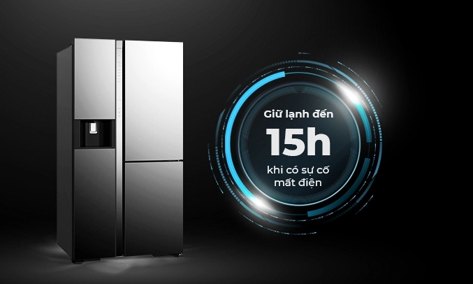 Tủ lạnh Hitachi Inverter 569 lít R-MY800GVGV0(MIR) - Giữ lạnh tốt