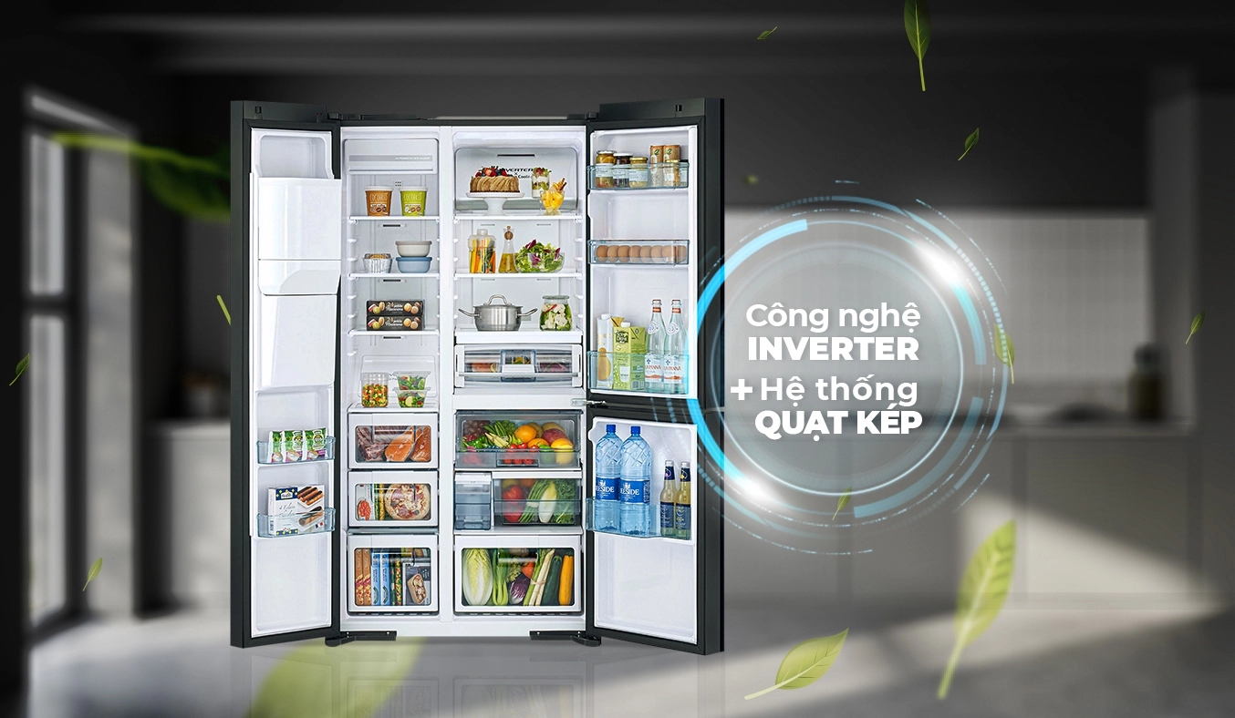 Tủ lạnh Hitachi Inverter 569 lít R-MY800GVGV0(MIR)- Inverter