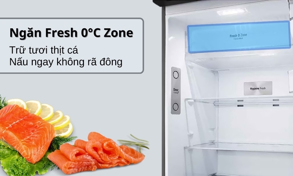 Tủ lạnh LG Inverter 374 lít GN-D372PSA Ngăn Fresh 0°C Zone 