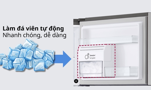 Tủ lạnh LG Inverter 394 lít GN-D392PSA Hệ thống làm đá viên tự động SpacePlus