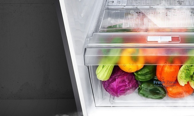 Tủ lạnh LG Inverter 393 lít GN-L422GB ngăn rau quả cân bằng độ ẩm