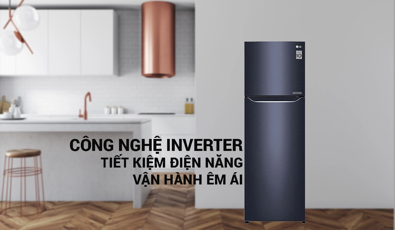 Tủ lạnh LG Inverter 255 lít GN-M255BL - Công nghệ Inverter