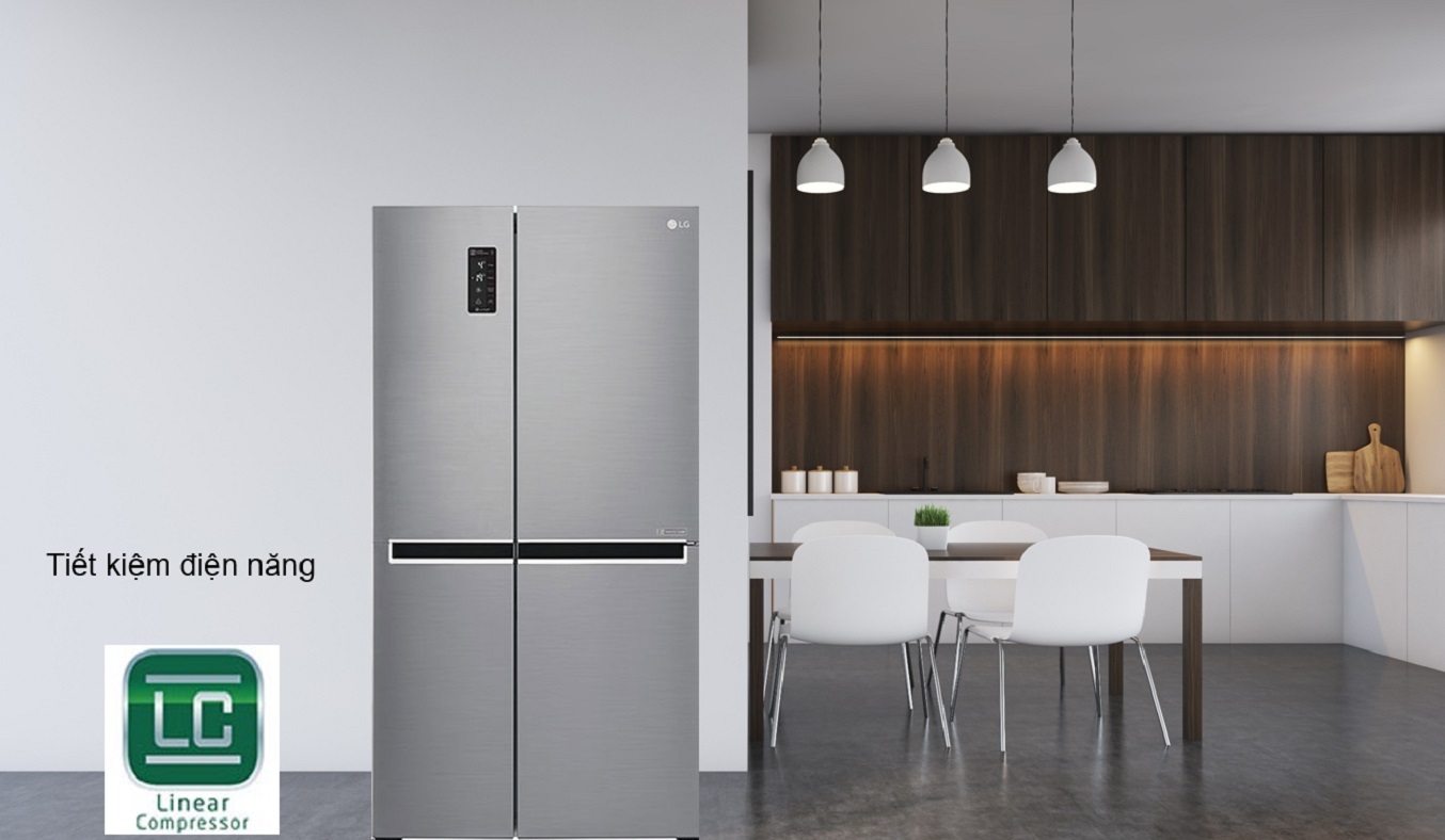 Tủ Lạnh LG Side By Side Inverter 2 Cánh 687 Lít GR-B247JS giá rẻ nhất |  Dienmaythienphu
