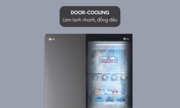 Tủ lạnh LG Inverter 470 lít GR-B50BL công nghệ DoorCooling™