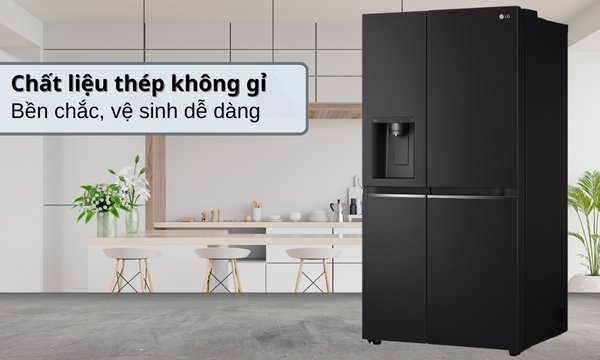 Tủ lạnh LG Inverter 635 lít GR-D257WB lấy nước ngoài