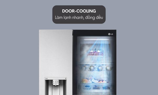 Tủ lạnh LG Inverter 635 lít GR-X257JS công nghệ DoorCooling™