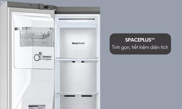 Tủ lạnh LG Inverter 635 lít GR-X257JS làm đá tinh gọn SpacePlus™