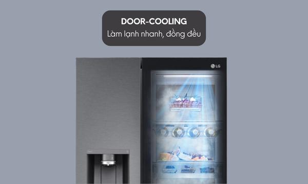 Tủ lạnh LG Inverter 635 lít GR-X257MC công nghệ DoorCooling™