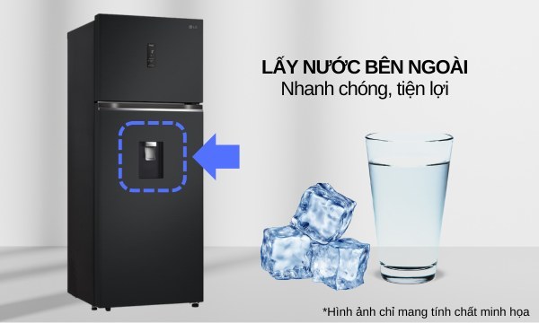 Tủ lạnh LG Inverter 459 lít LTD46BLMA