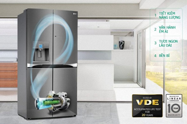 Với những nâng cấp đáng giá, Linear Inverter giúp tủ lạnh LG ngày càng được ưa chuộng hơn