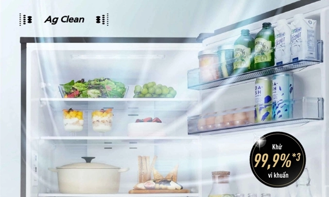 Tủ lạnh Panasonic Inverter 380 lít NR-BX421WGKV - Ag Clean